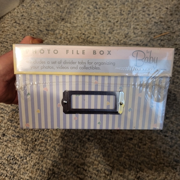 Baby Photo File Keepsake Box 1,000+ 4 x 6 photos New Gender Neutral - Picture 3 of 5
